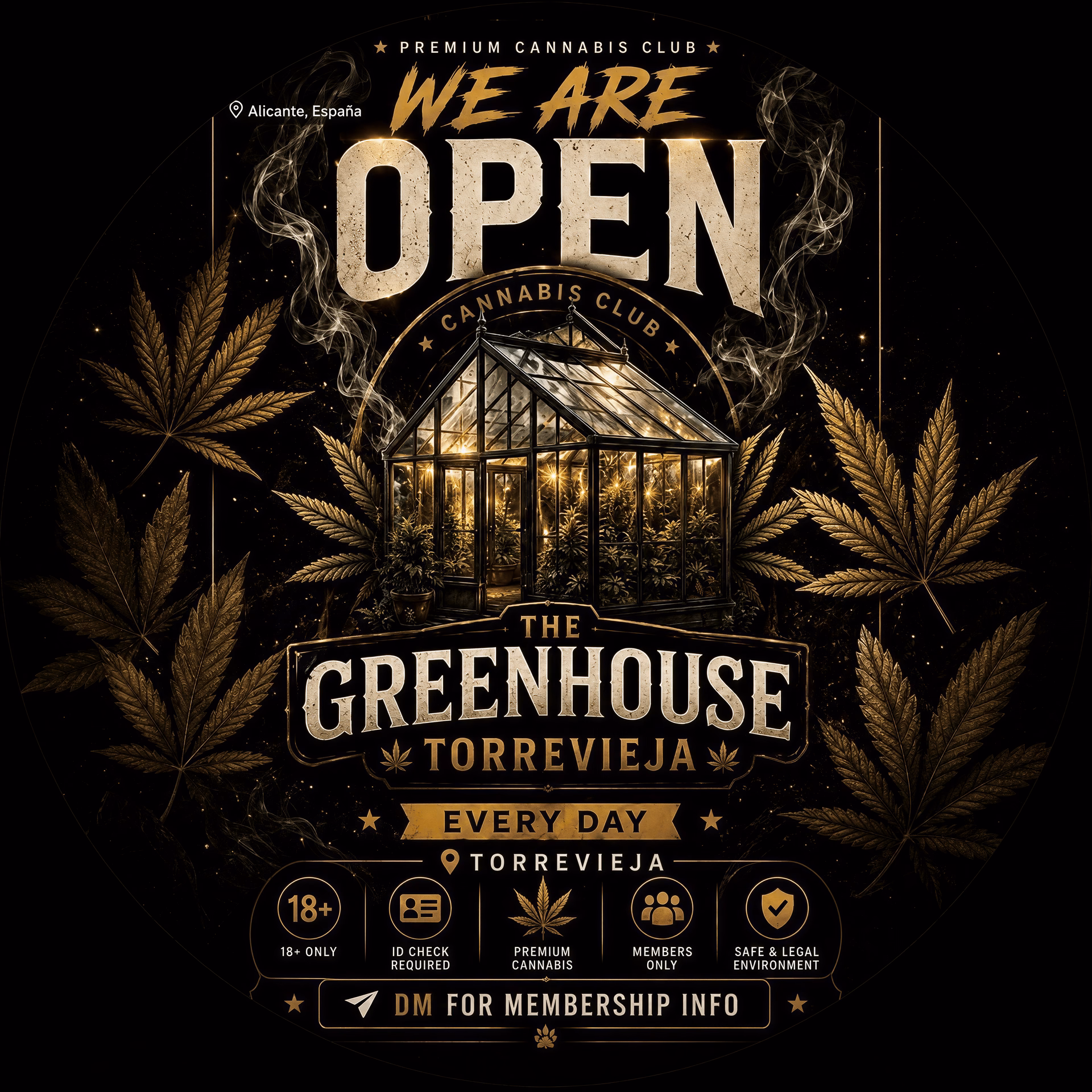 Cannabis Social Club The Greenhouse logo