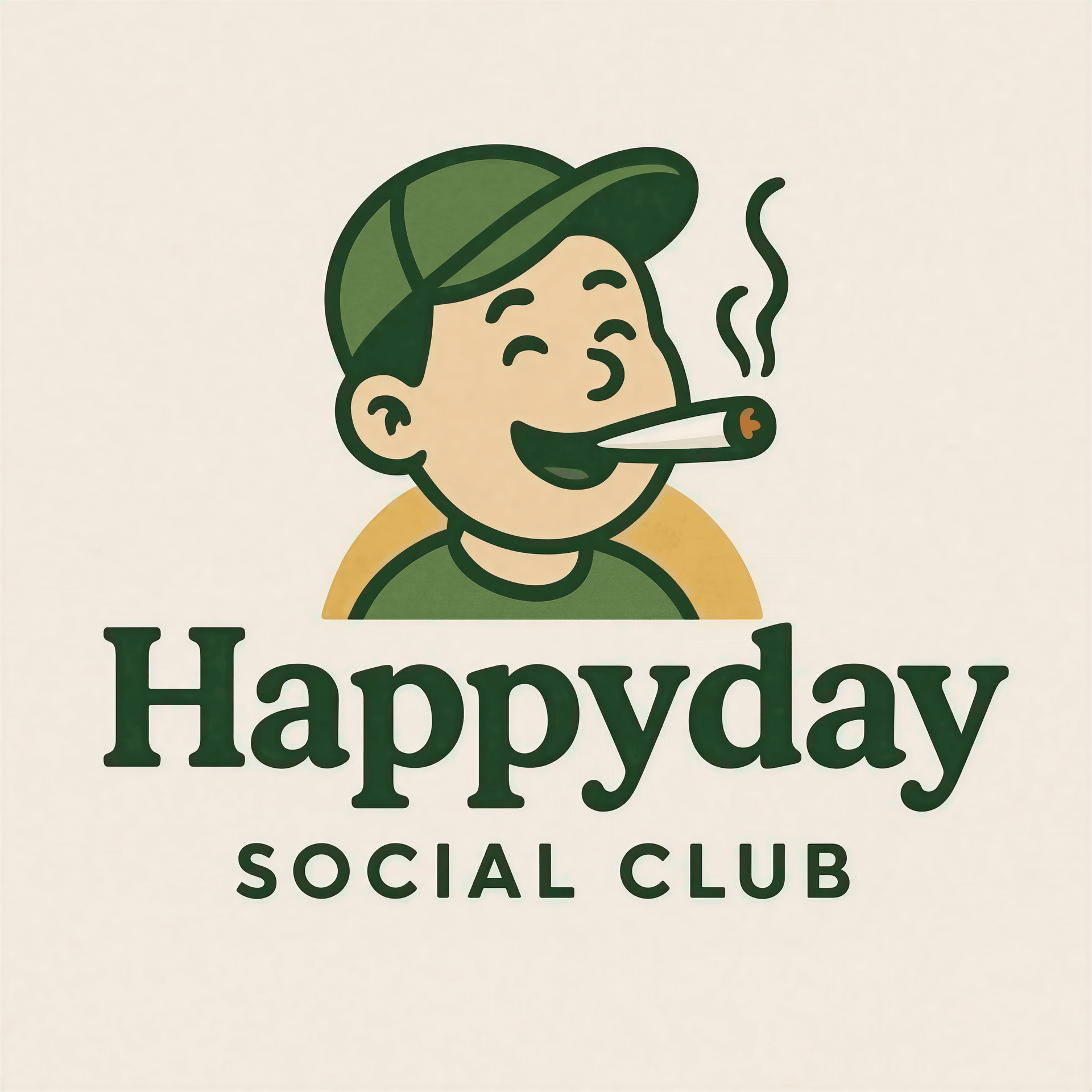 Cannabis Social Club Happyday Social Club logo