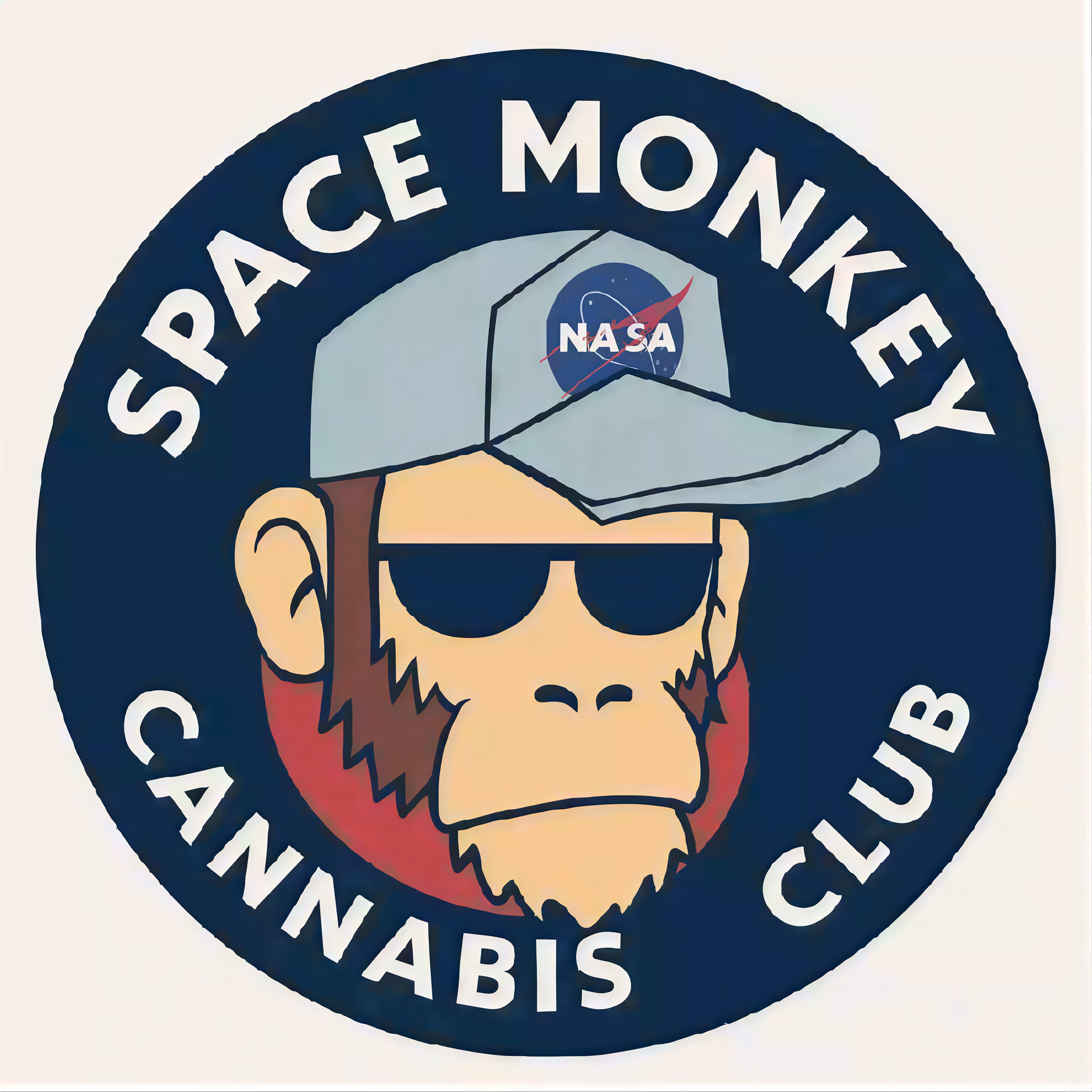 Cannabis Social Club Space Monkey logo